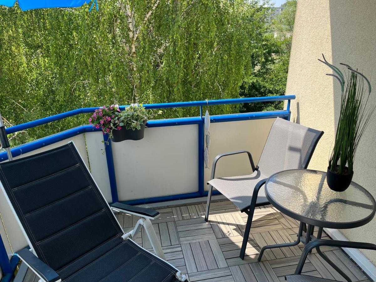 Aquamarin - Charmantes Appartement Mit Balkon روستوك المظهر الخارجي الصورة